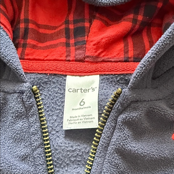 Cozy Navy Kids Hoodie with ears - Picture 3 of 5